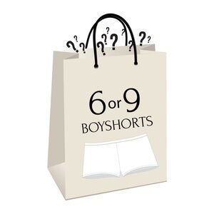 Felina Mystery Boyshort Panty Pack Size L/XL9-pack / L/XL